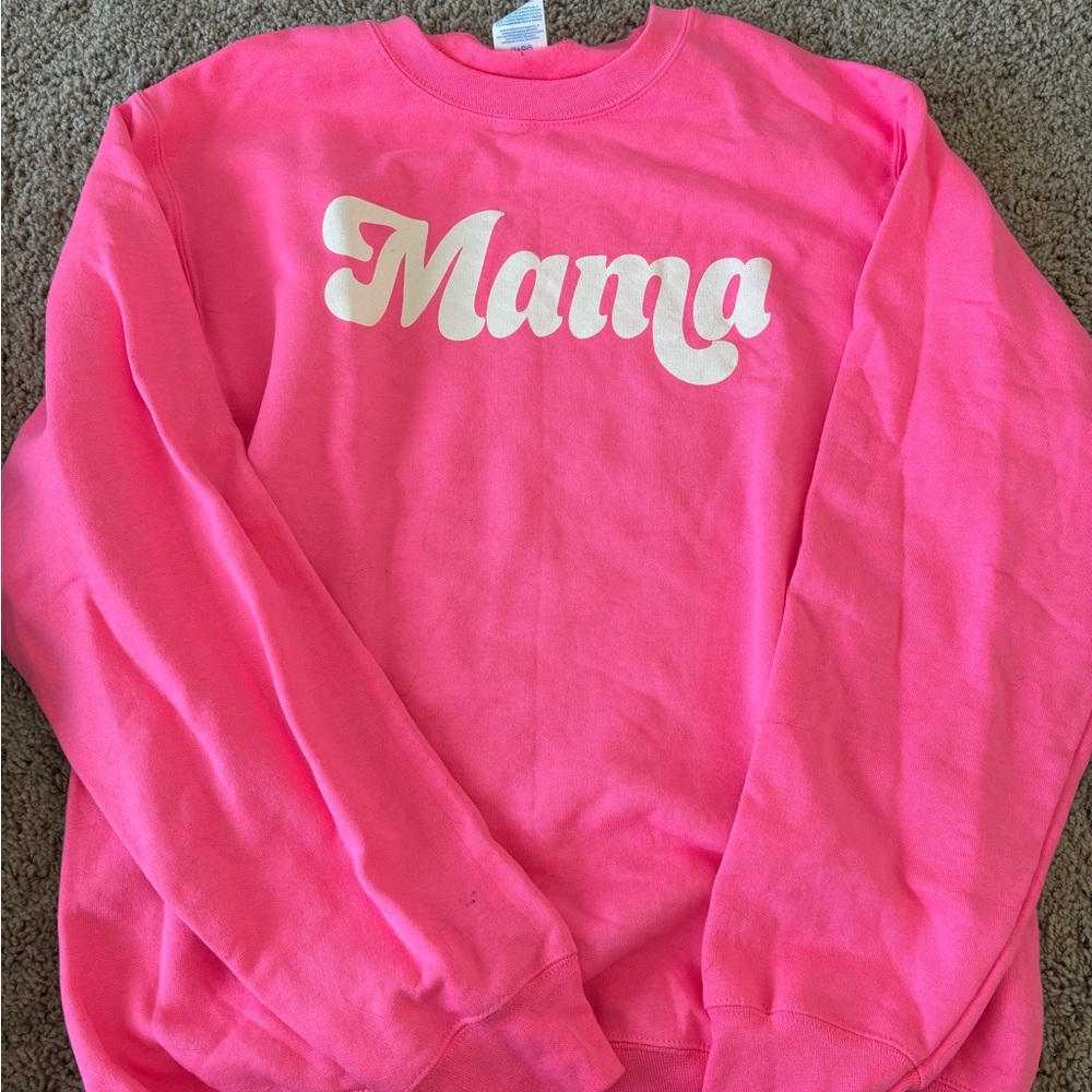 Pink “Mama” sweatshirt - size M